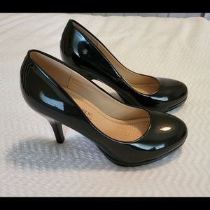 Black Patent Leather Heels